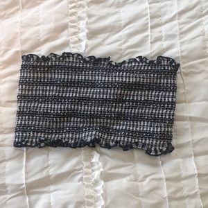 Checkered tube top